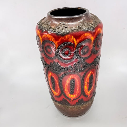 Scheurich Fat Lava German Pottery Vase 517 38cm