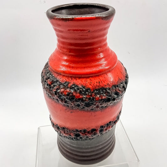 Bay Keramik Fat Lava Pottery Vase 630 20cm MCM German 70s