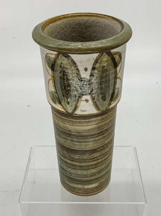 Bornholm Ceramics Soholm Vase 3602/2 Danish Mid Century Pottery 60s 70s 19cm