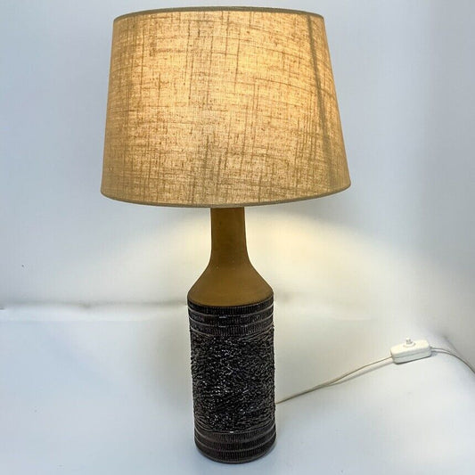 Nila Keramik Handmade Swedish Art Pottery Table Lamp 60s 70s MCM 56cm