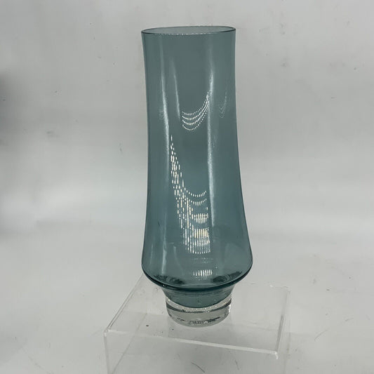 Riihimaki 1374 Riihimaen Lasi Oy  Vase 70s Finland MCM Glass 25cm