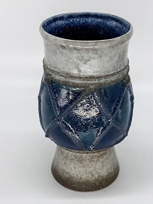 Strehla East German  Fat Lava Pottery Vase 1251 19cm  MCM 60s