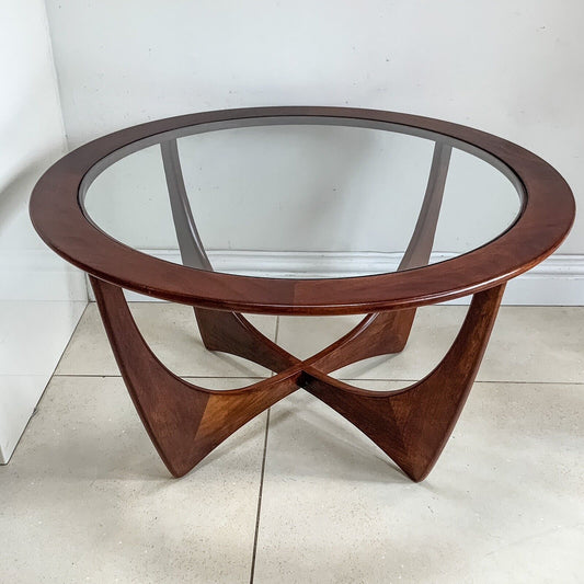 G Plan Astro Glass Top Coffee Table In Teak Mid Century 60s Victor B Wilkins