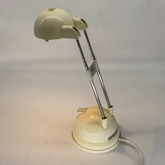 Vintage 1990s Ikea Espressivo A9904 Telescopic Space Age Halogen Desk Lamp Cream