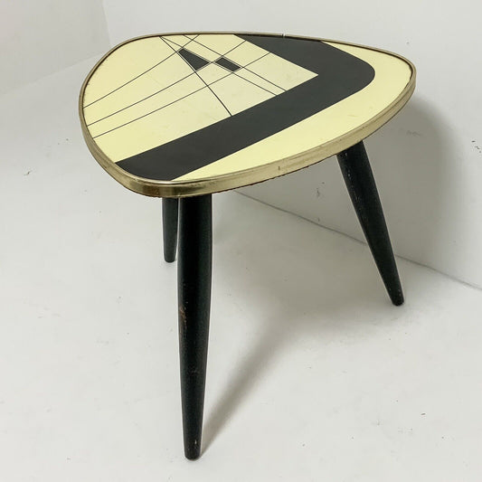 Mid Century 50s German Plant Stand Side Table  28 X 30 cm