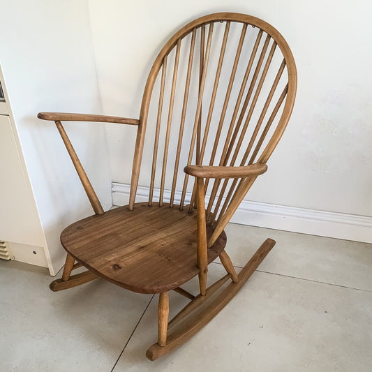 Ercol Grandfather Rocking Chair Model 315 MCM 60’s
