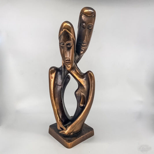 Modernist Italian Bronzed Sculpture 47cm Mid Century Design