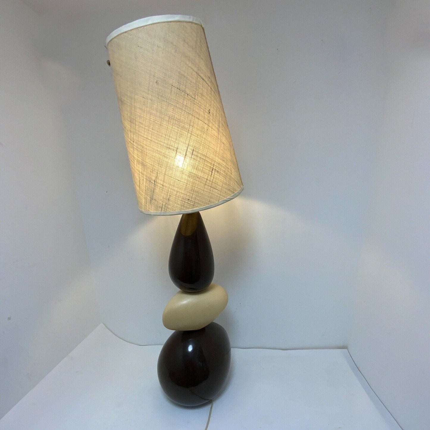 Louis Drimmer Large  Post Modern Pebble Lamp MCM 80s