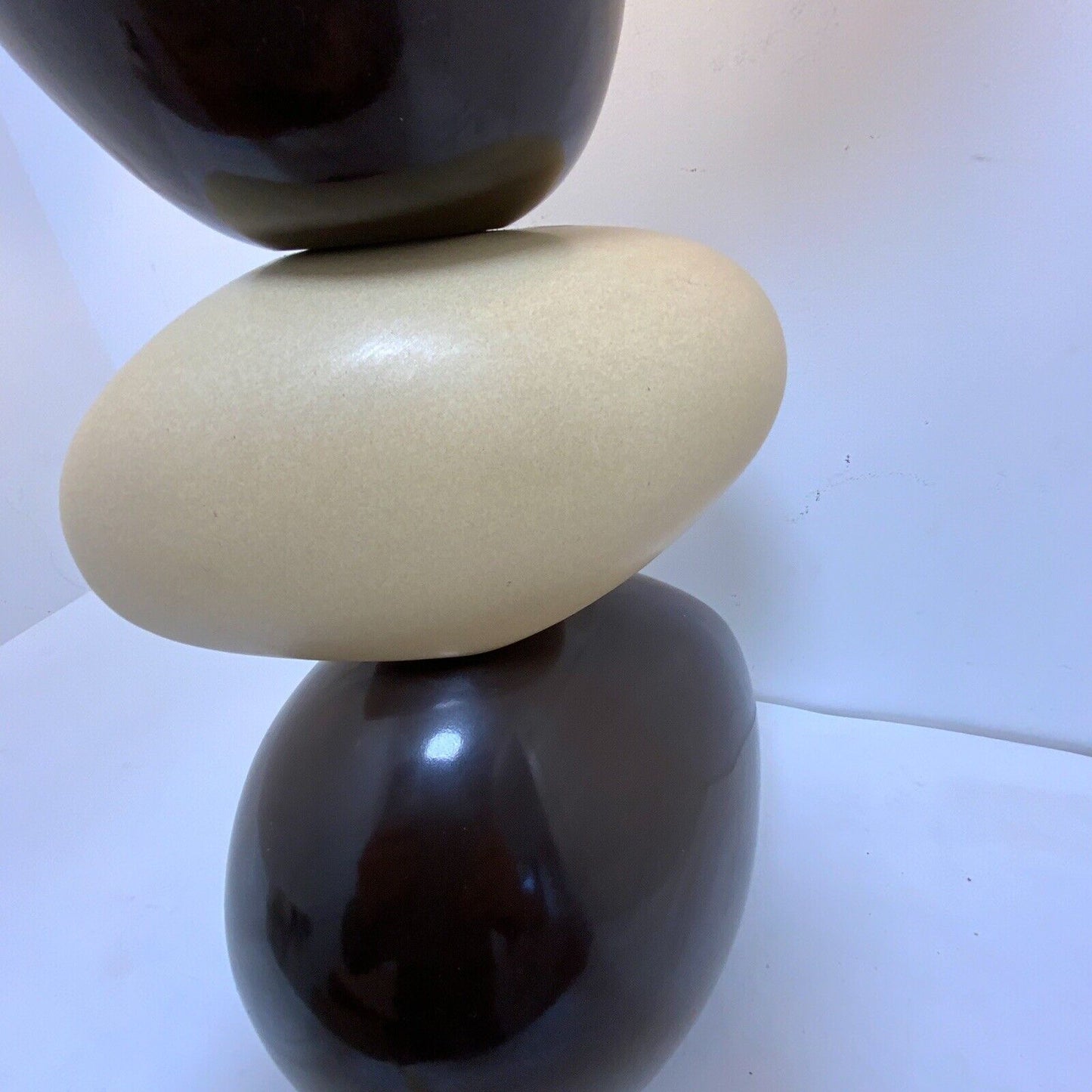 Louis Drimmer Large  Post Modern Pebble Lamp MCM 80s