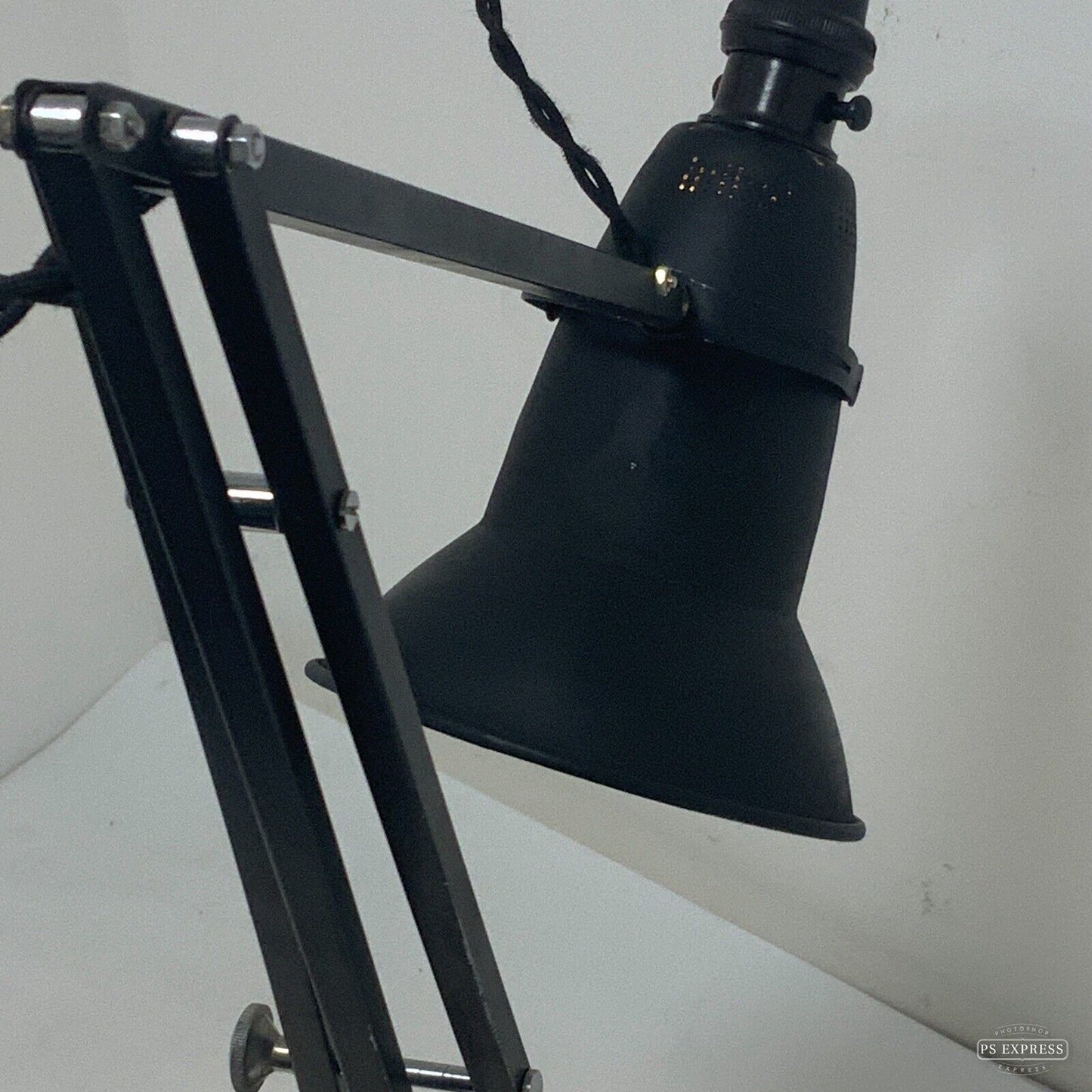 Rare Anglepoise 1801 / Early  1227 30s Perforated Shade Herbert Terry & Sons.