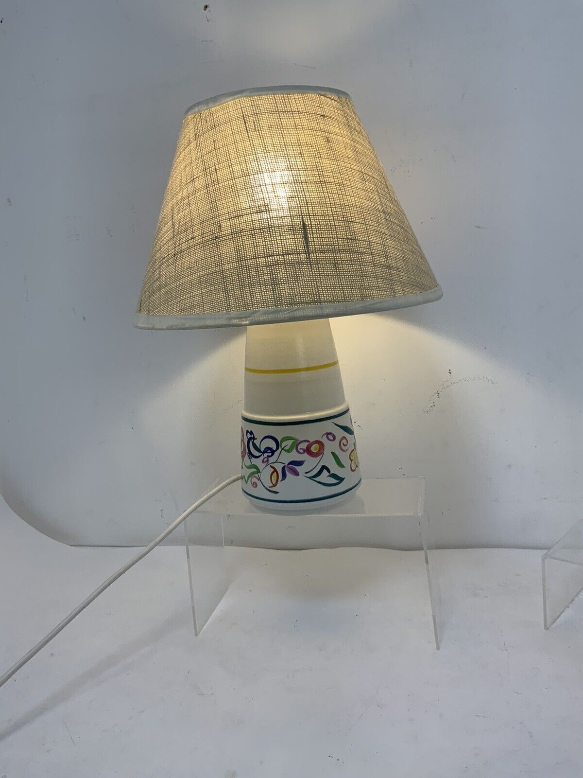 Poole Pottery Lamp 70s 45cn