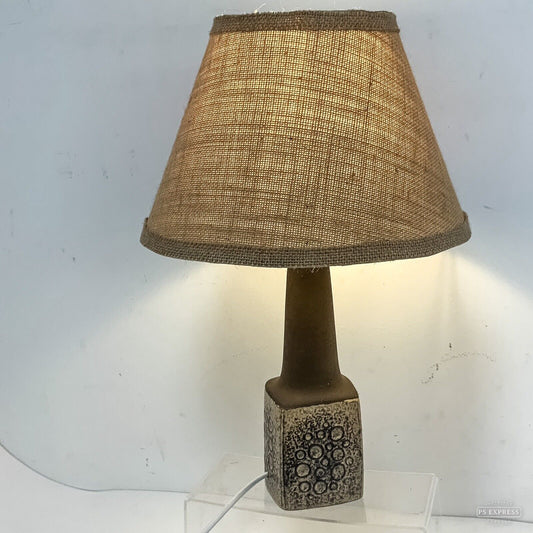 Danish Studio Pottery  Lamp 70s MCM 50cm Spaceage