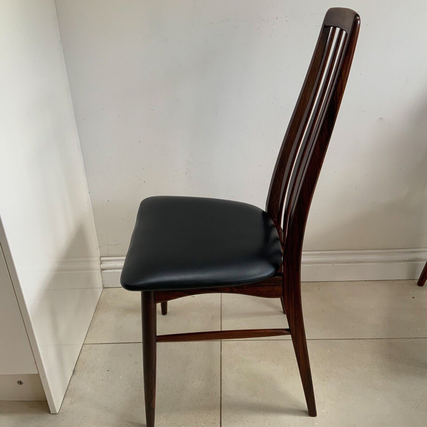 Pair Of Rosewood  “Eva” Chairs By Niels Koefoed For Koefoed Hornslet Denmark