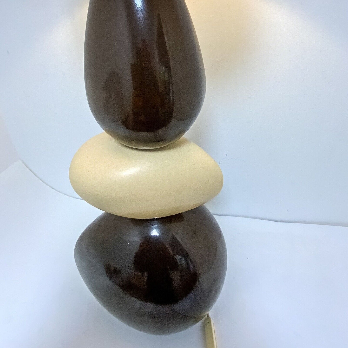 Louis Drimmer Large  Post Modern Pebble Lamp MCM 80s