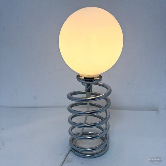 Honsel Leuchten Spiral Spring Space Age 70s Mid Century German Lamp 36cm