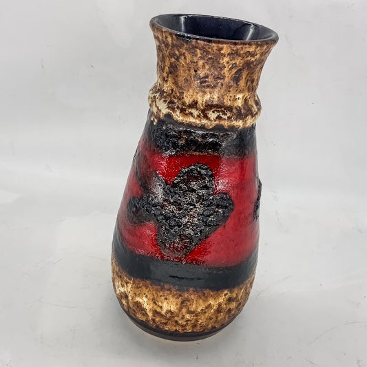 Bay Keramik Fat Lava Pottery Vase 630 25cm  MCM German 70s