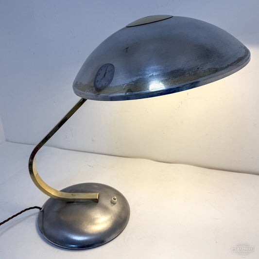 Mid Century Art Deco Bauhaus Flying Saucer Table Lamp by SIS 40cm