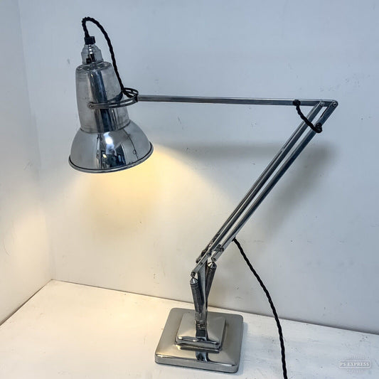 Herbert Terry Anglepoise Lamp 1227 - 1950's . MCM English Design.