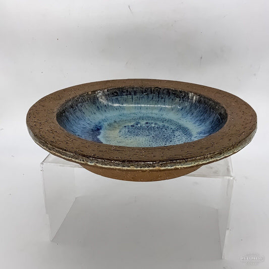 Danish Pottery Bowl By Michael Andersen Bornholm 25cm 70s