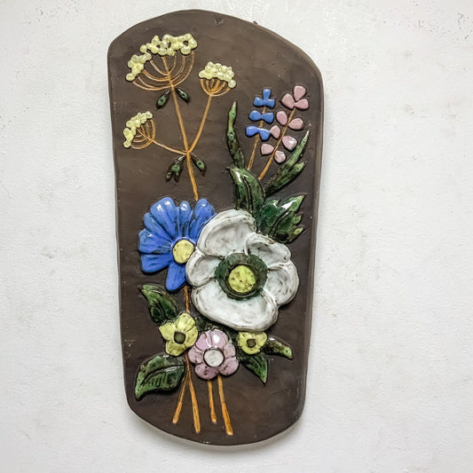 Swedish Wall Plaque By KE Iwar For Tallberg Keramik 70s