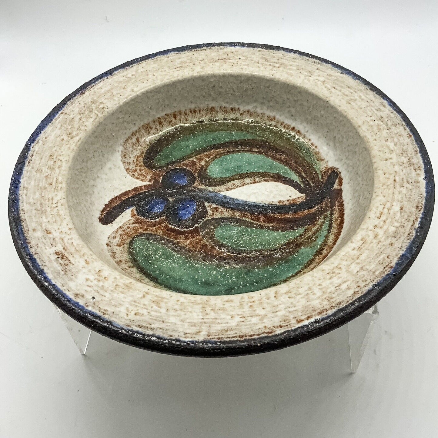 Soholm  'Cactus' series Bowl By Noomi Backhausen Danish 70s Pottery 23cm