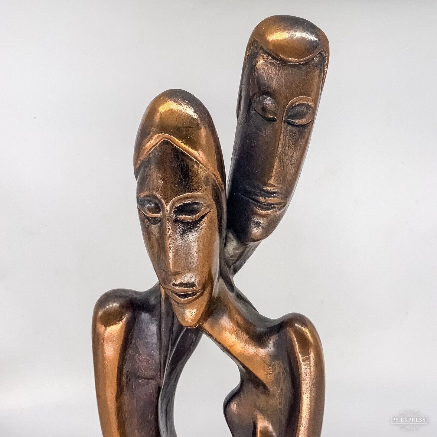 Modernist Italian Bronzed Sculpture 47cm Mid Century Design