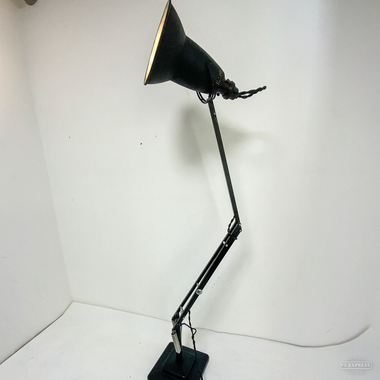 Rare Anglepoise 1801 / Early  1227 30s Perforated Shade Herbert Terry & Sons.