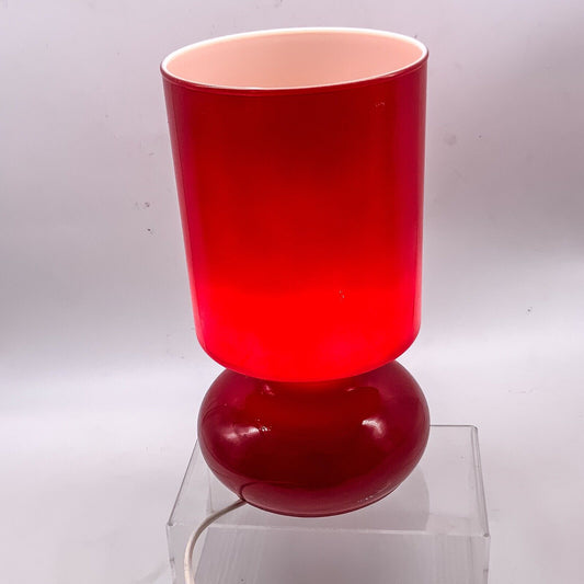 Retro Ikea Lykta Handblown Reg Glass Mushroom Lamp