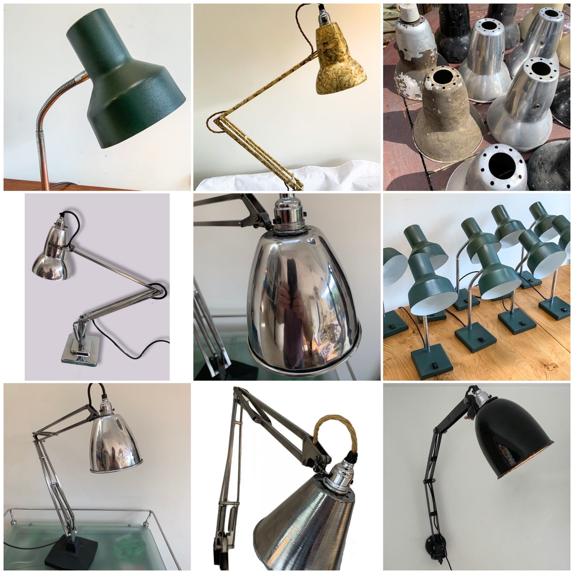 Anglepoise lamps