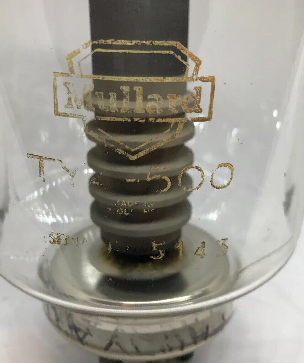 RARE Mullard TY4 500 Triode radio valve vacuum tube